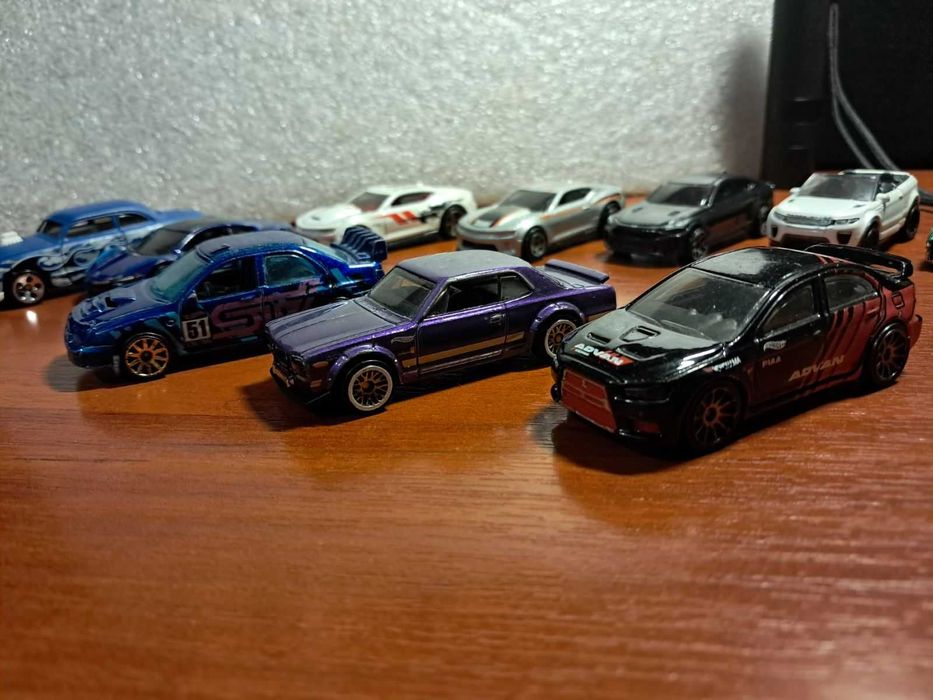 Hotwheels mitsubishi lancer subaru nissan acura camaro