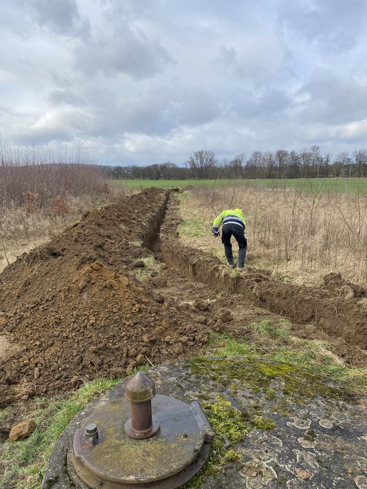 Prace ziemne Uslugi wynajem minikoparka koparka wyburzenia fundamenty