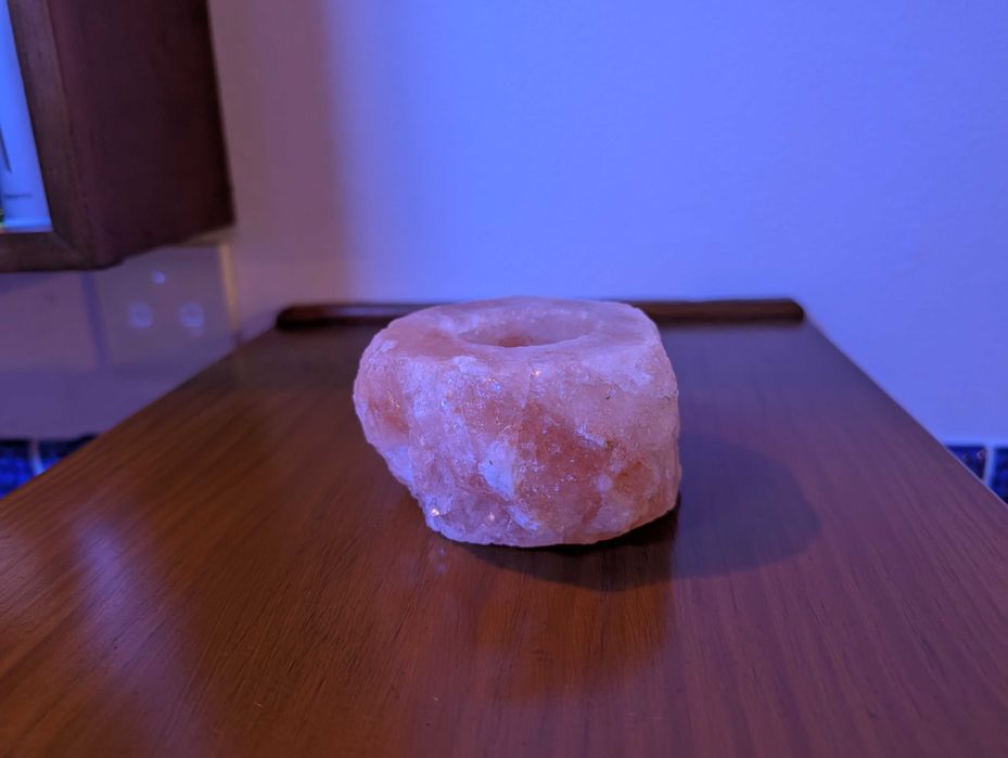 Suporte para velas de Sal dos Himalais