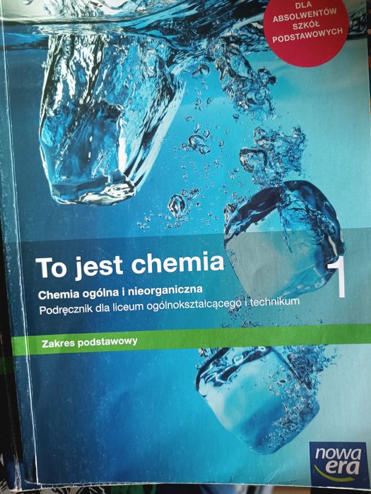 Chemia klasa 1 technikum/liceum