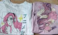 T-shirt anime manga S 36 koszulka cropp smok