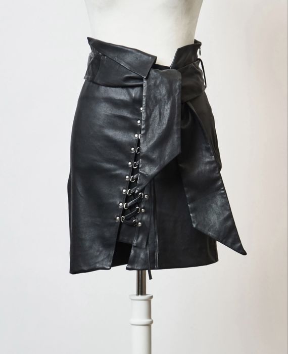 Спідниця з якісної еко шкіри розмір s-m