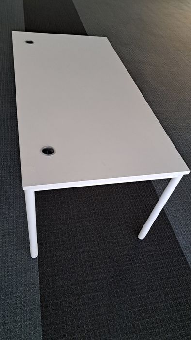 Biurko białe 160 x 80 Mikomax