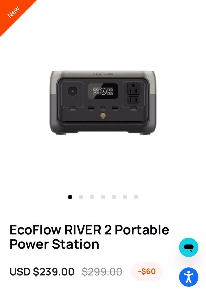 Ecoflow River 2 + Solar Panel 110w (US)