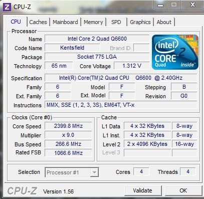 Gigabyte P35C-DS3R + C2Q Q6600 + 2x wentylator + okablowanie