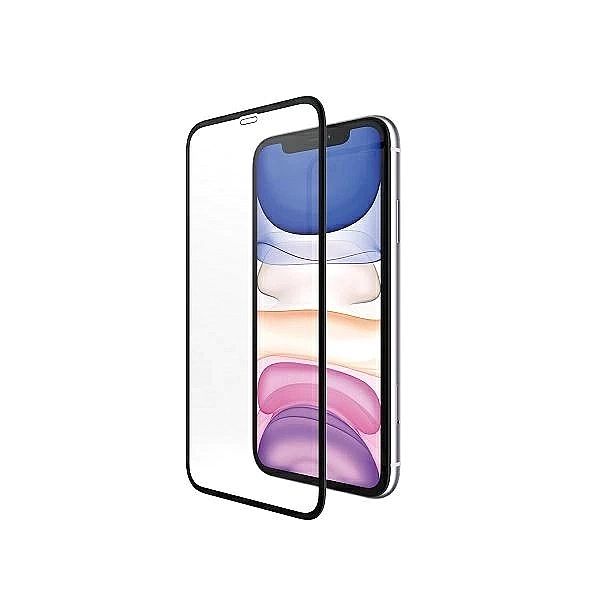 Szkło hartowane PanzerGlass E2E Super+ na iPhone XR / 11 - z czarną ra
