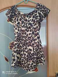 Плаття леопардове комбінезон 2 в 1