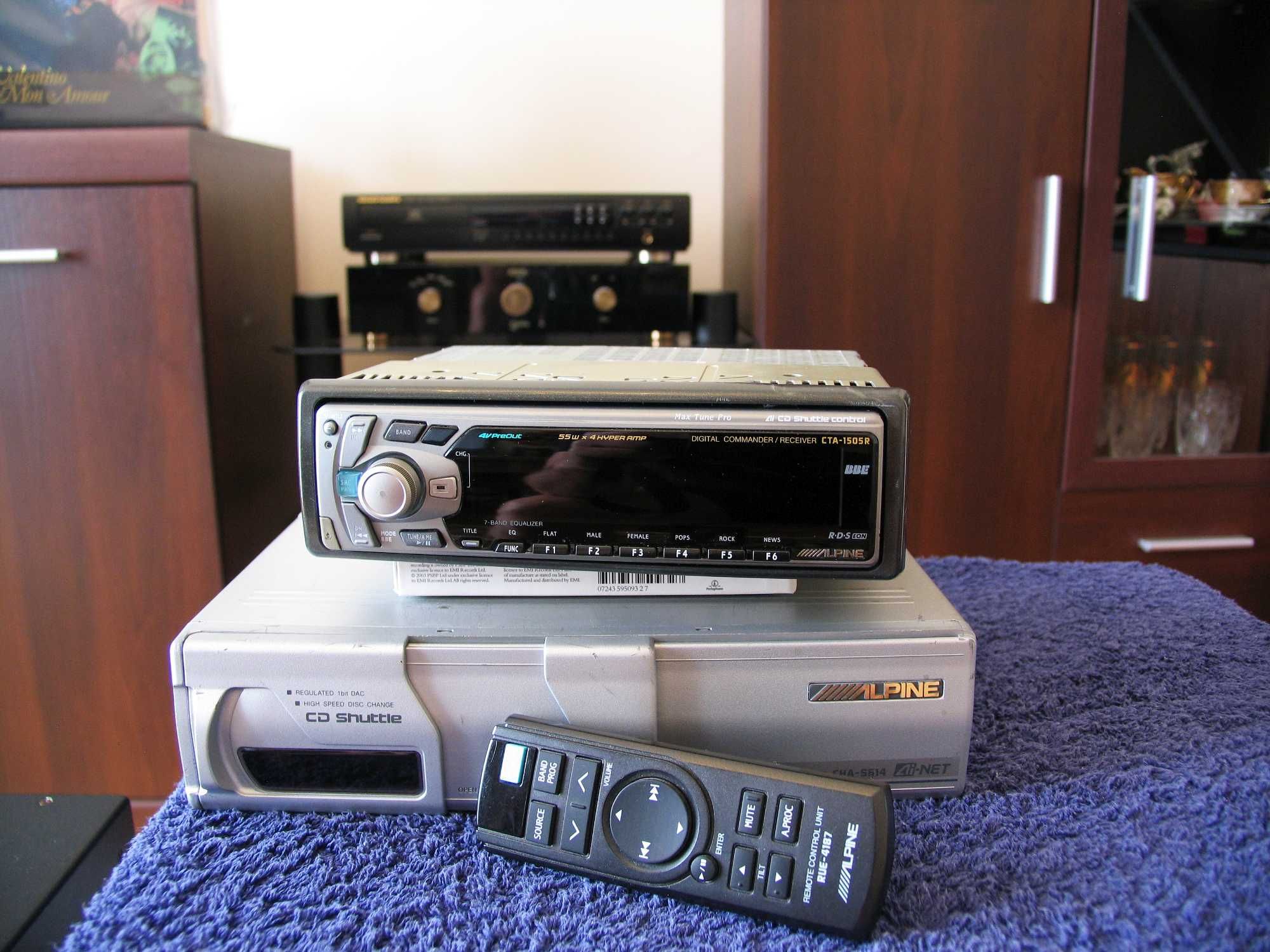 Alpine CTA-1505R + CHA-S614 Ai-NET + Pilot / Zestaw '' Old School ''
