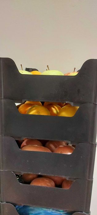 Caixas plástico pretas empilhavel arrumação caixa - preto