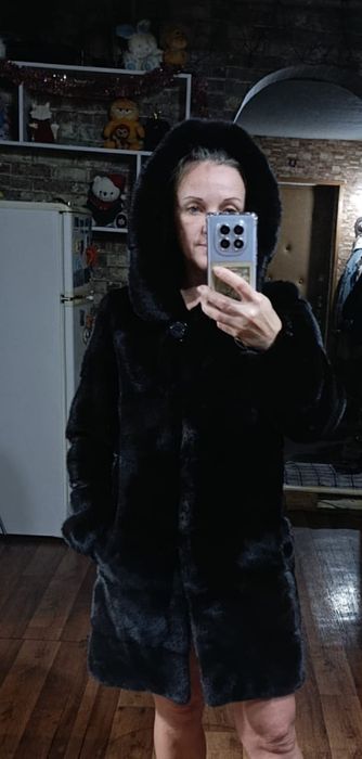 Шуба Норка натуральная