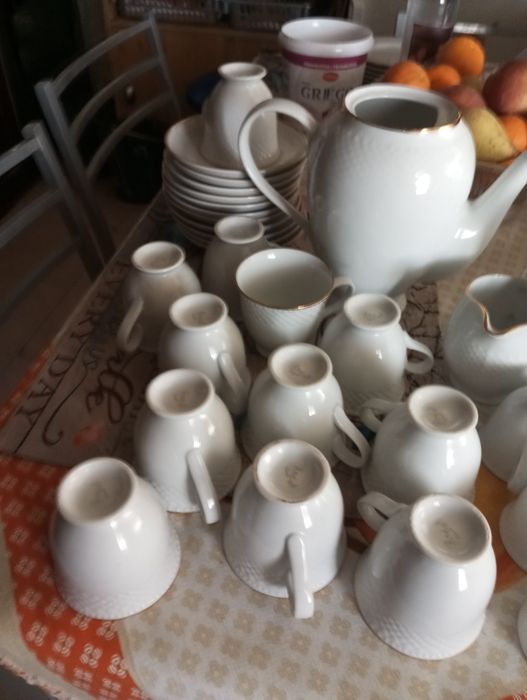 Vendo conjunto de chá e café com leiteira