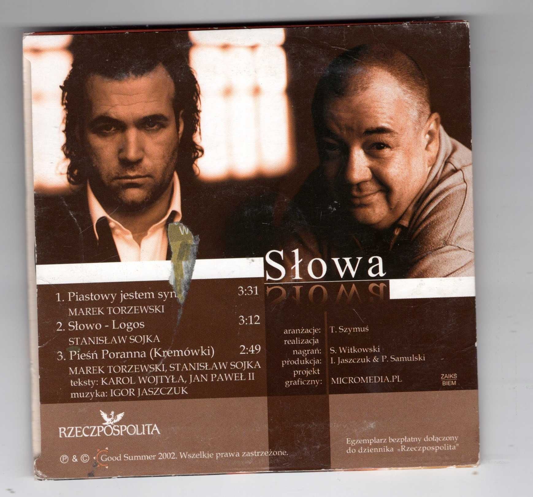 Karol Wojtyła, Stanisław Sojka, Marek Torzewski - Słowa (CD)