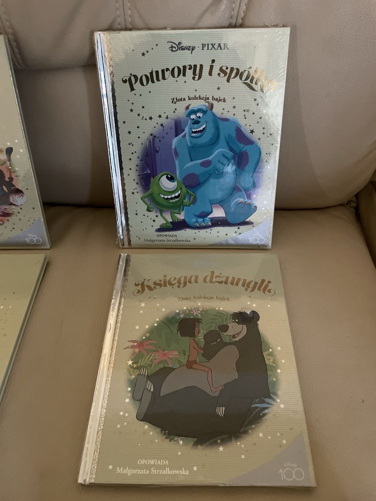 Złota kolekcja bajek Disney bajki bajeczki dla dzieci nowe 2 sztuki