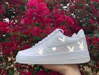 Nike AIR FORCE 1 reflective custom odblaskowy wzór