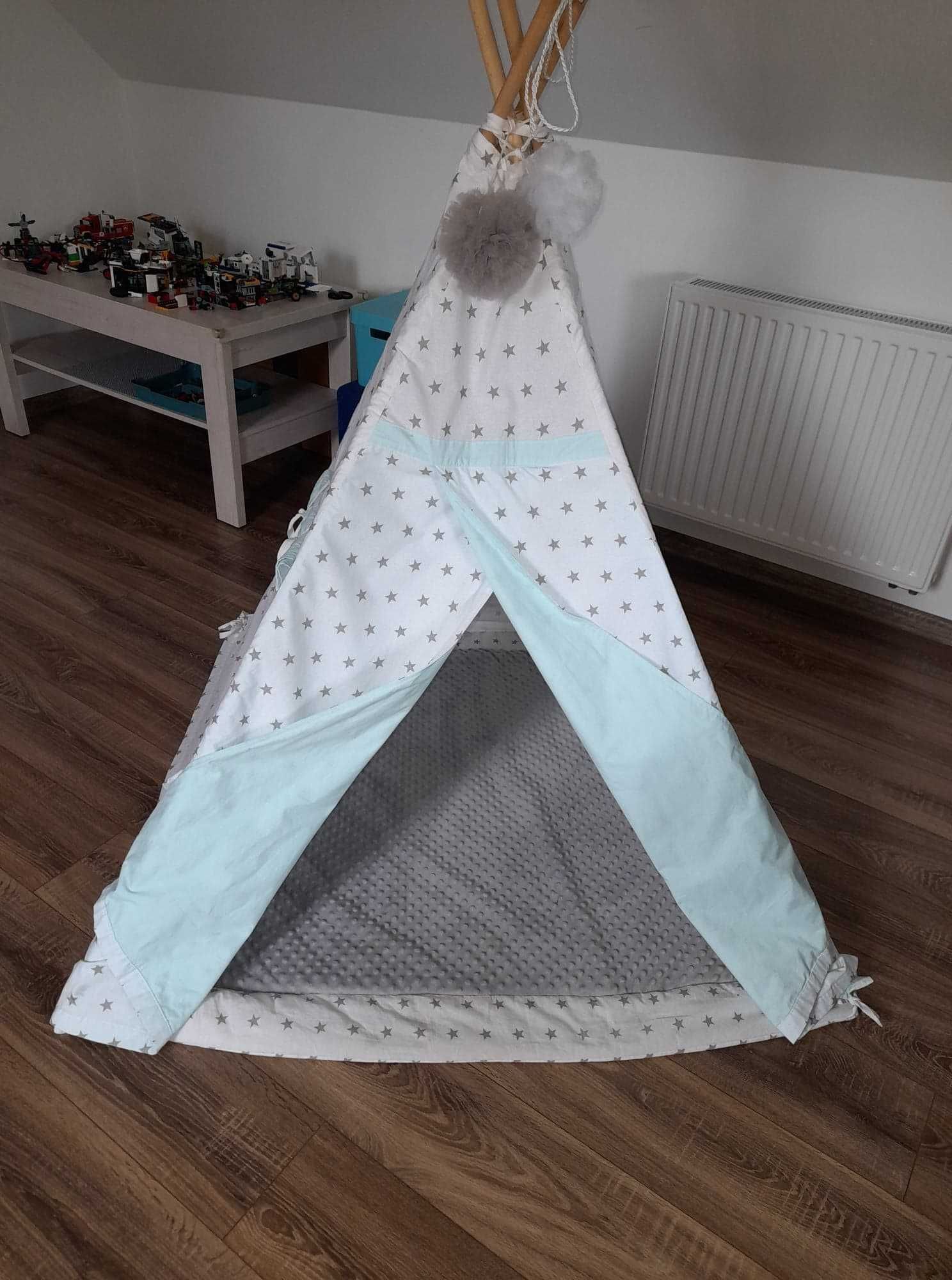 Namiot Tipi wymiary ok 120x120 wys.170 cm