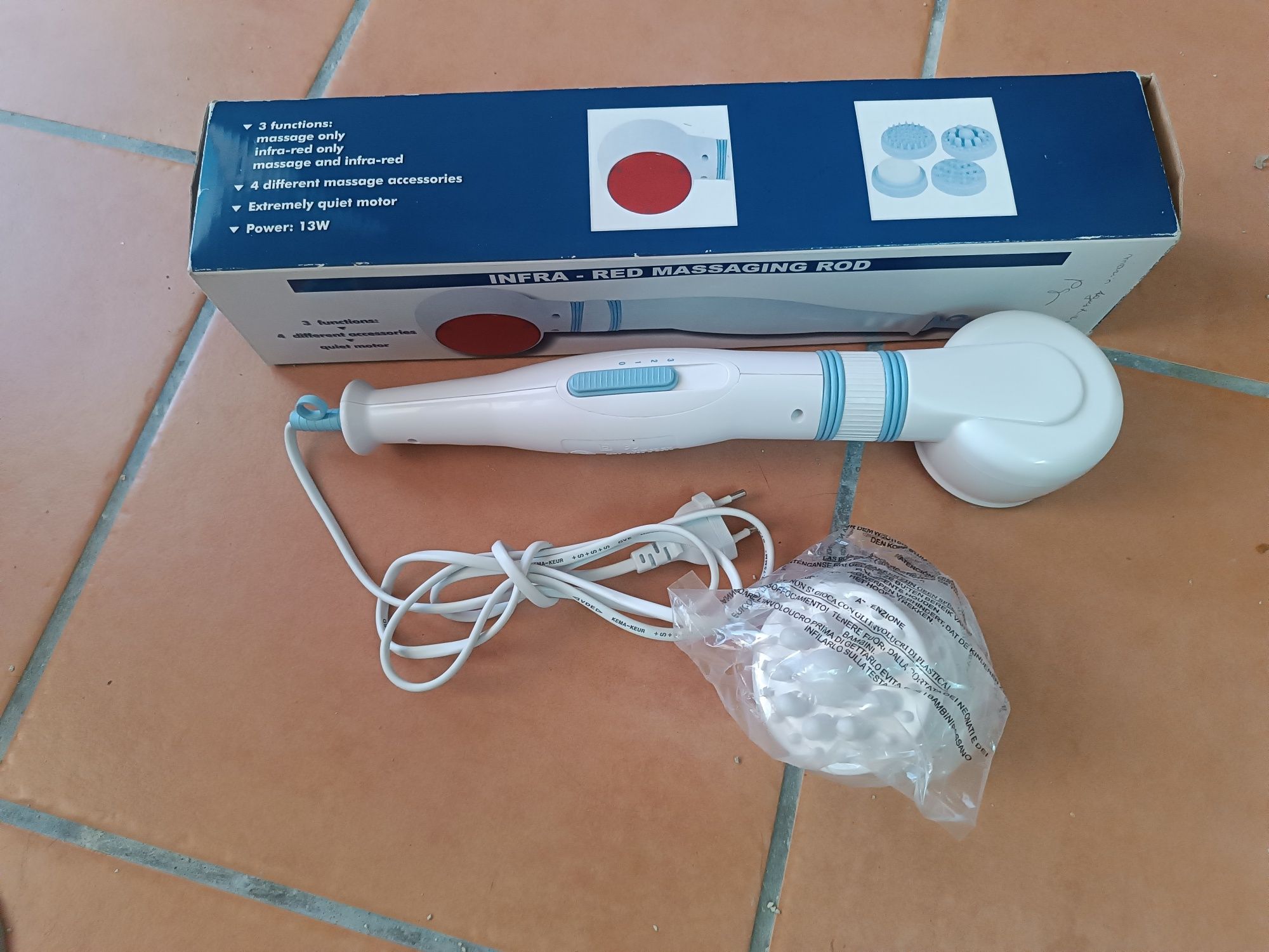 Massajador de infra vermelho