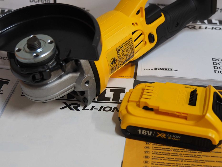 Komplet bateria 18v 3ah i szlifierka kątowa DEWALT DCG 412 zestaw