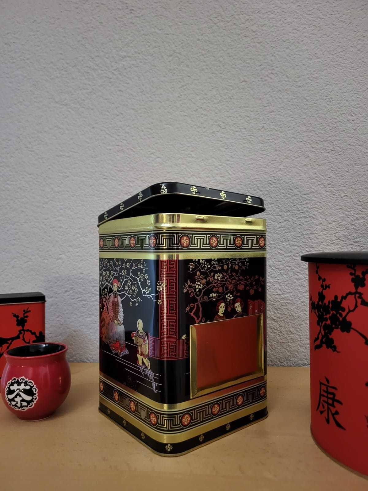 Duża puszka na herbatę 'Black Japan' 2kg/96szt