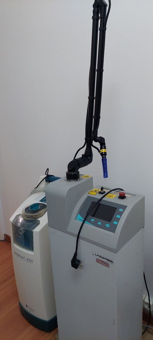 Laser Dermatologico e aspirador de fumos