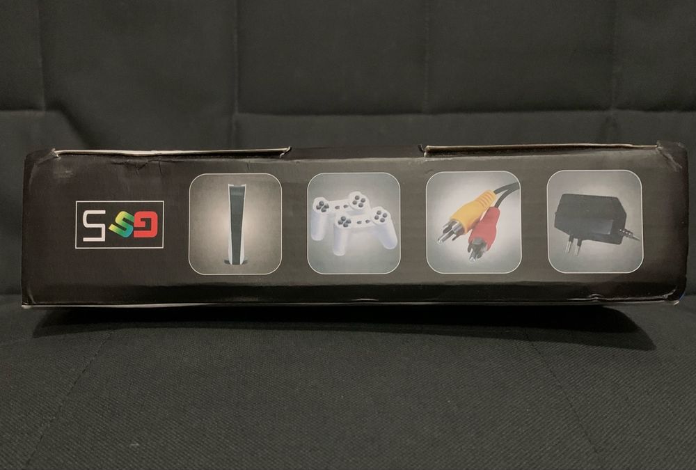 Consola de jogos e controlo joystick