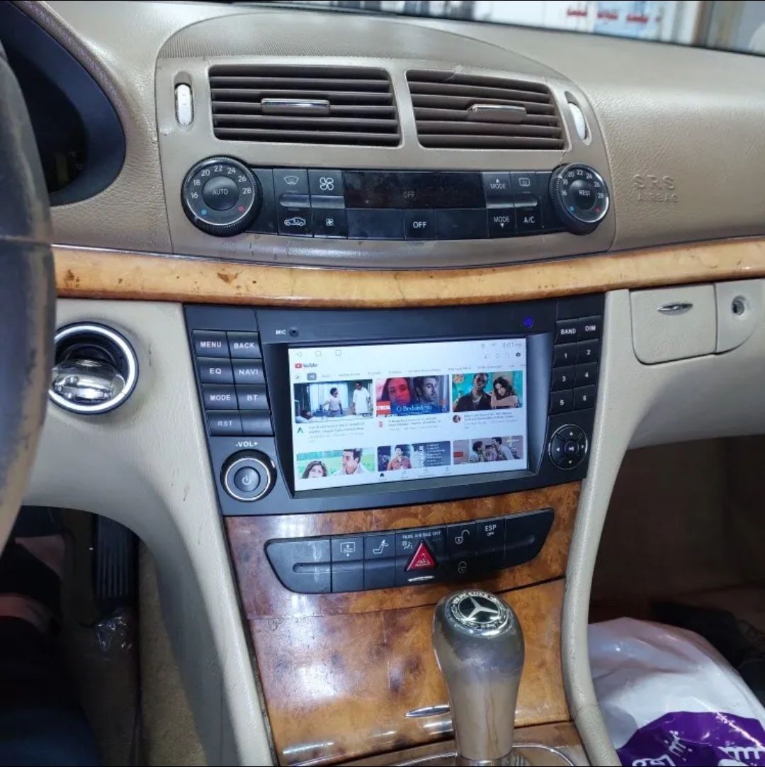 Rádio Android 12 com o Mercedes W211/CLS (Novo)