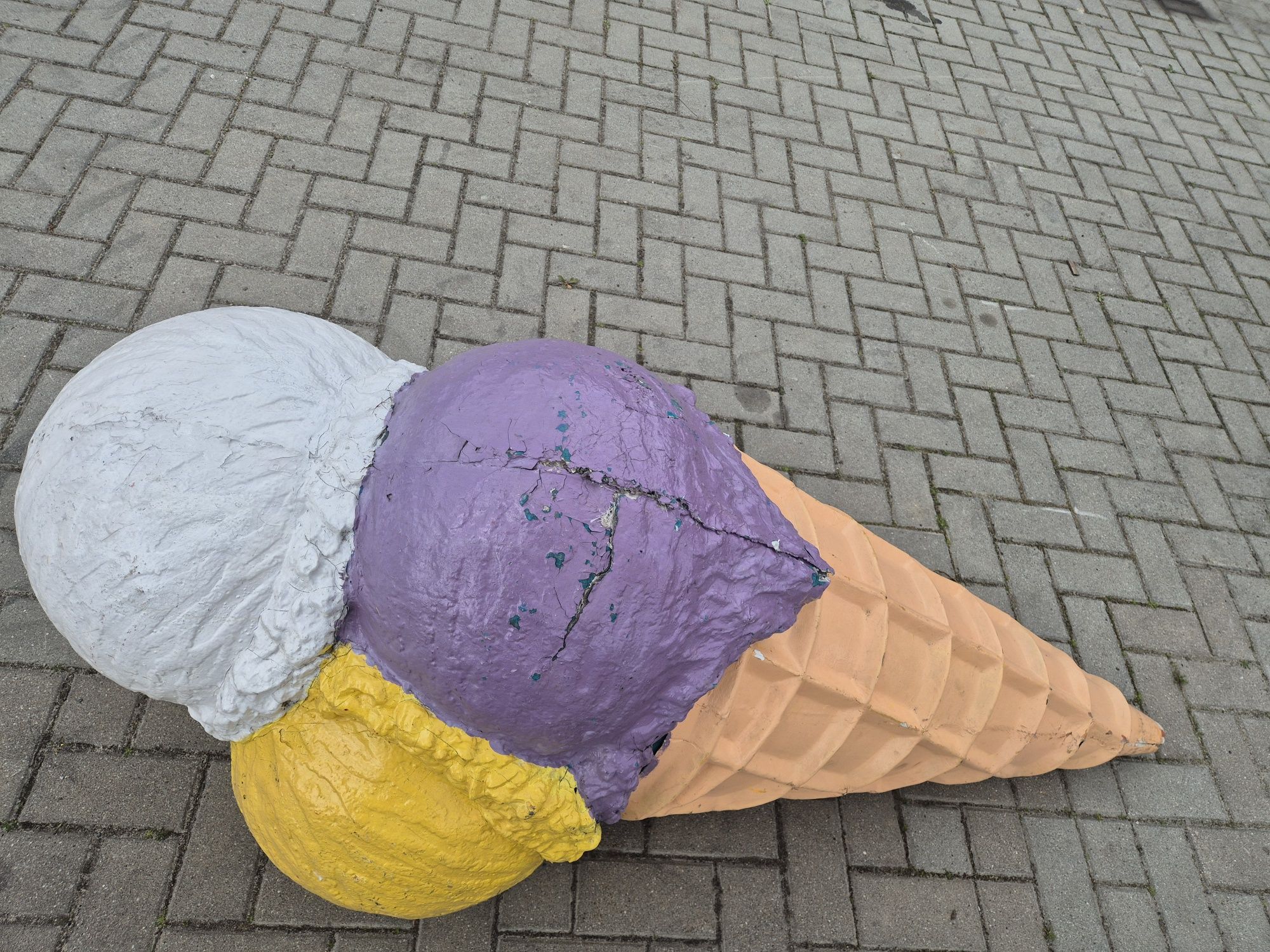 Makieta reklama lody lód 3d gałkowe 170 cm