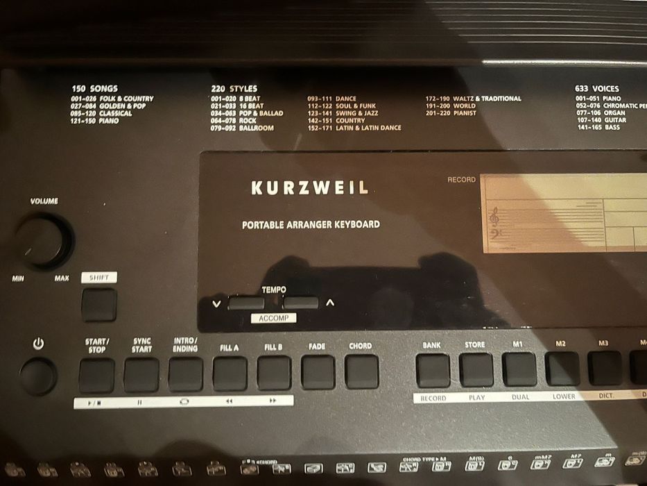 Teclado piano Kurzweil KP100
