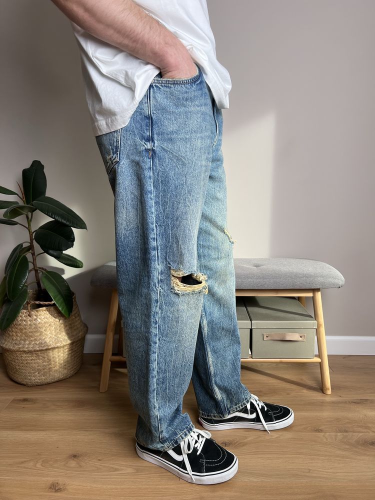 Джинси Pull&Bear Baggy з порватостями