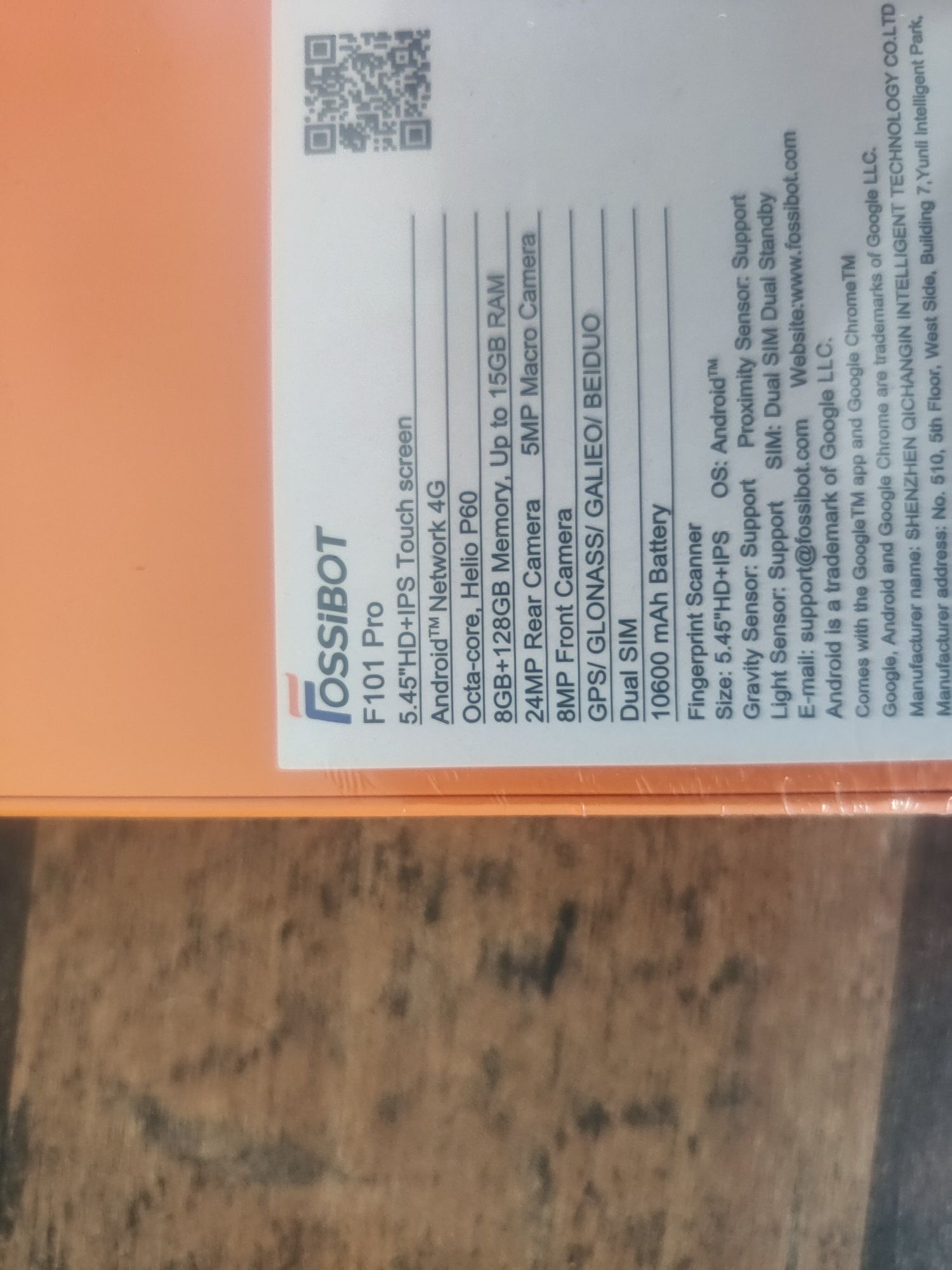 Fossibot F101 pro smartfon telefon pancerny