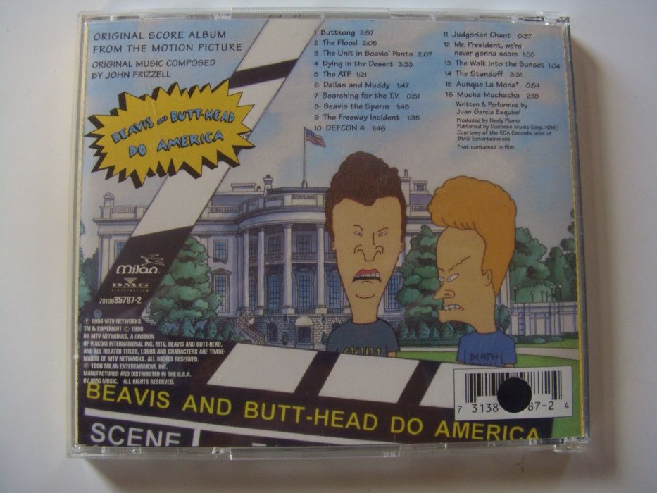 CD vintage do filme Beavis and Butt Head Do America