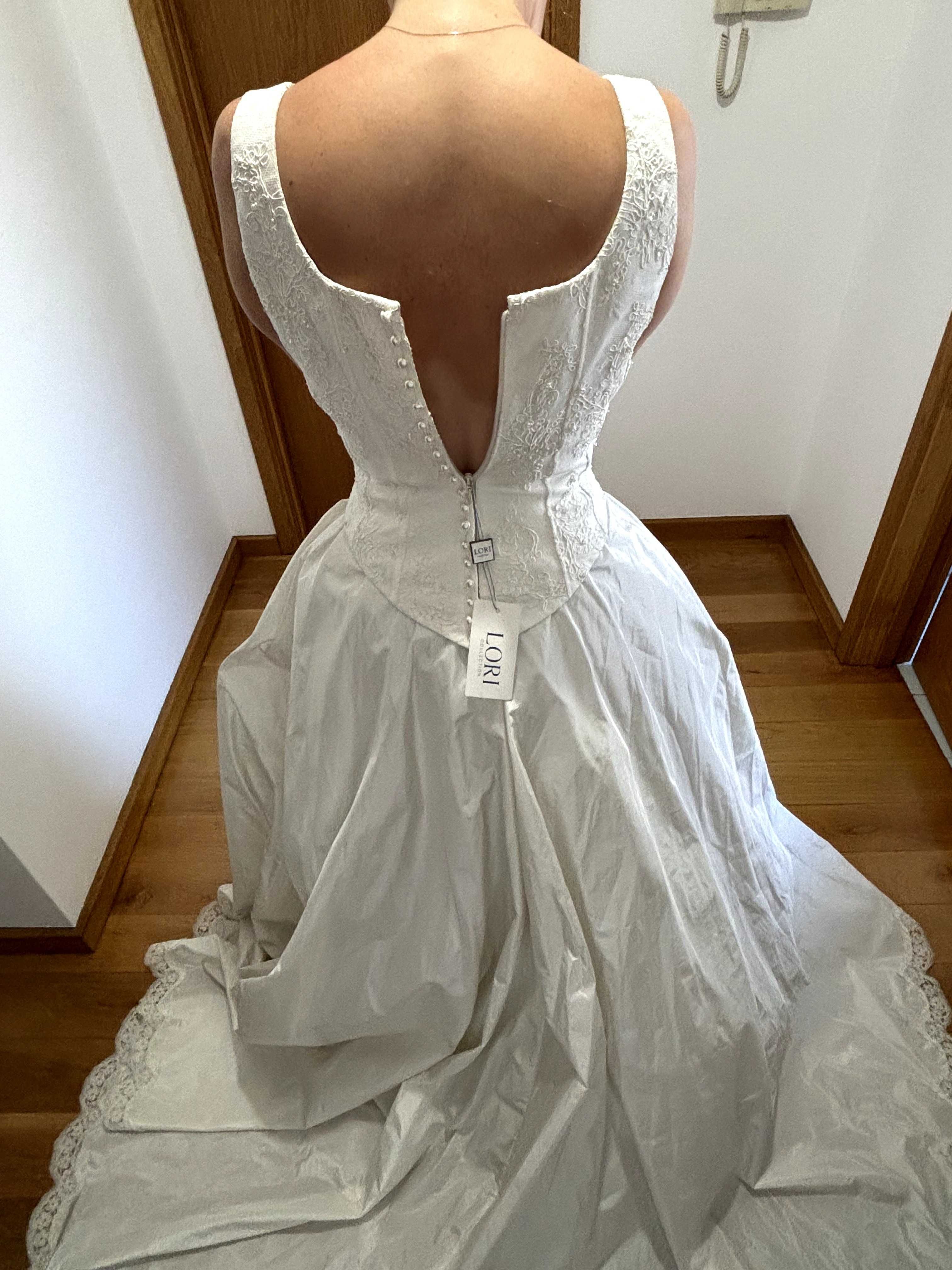 Vestido de noiva novo alta costura Made in Italy