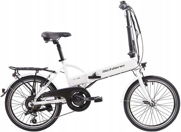Rower elektryczny składany Schiano E-Sky 20 biały
