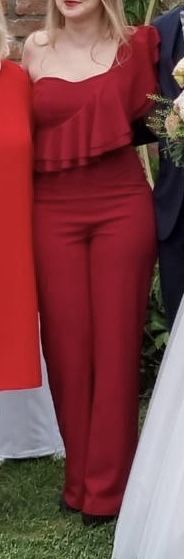 Kombinezon długie spodnie Mohito M czerwony