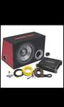 Kit subwoofer+amplificardor+cabos