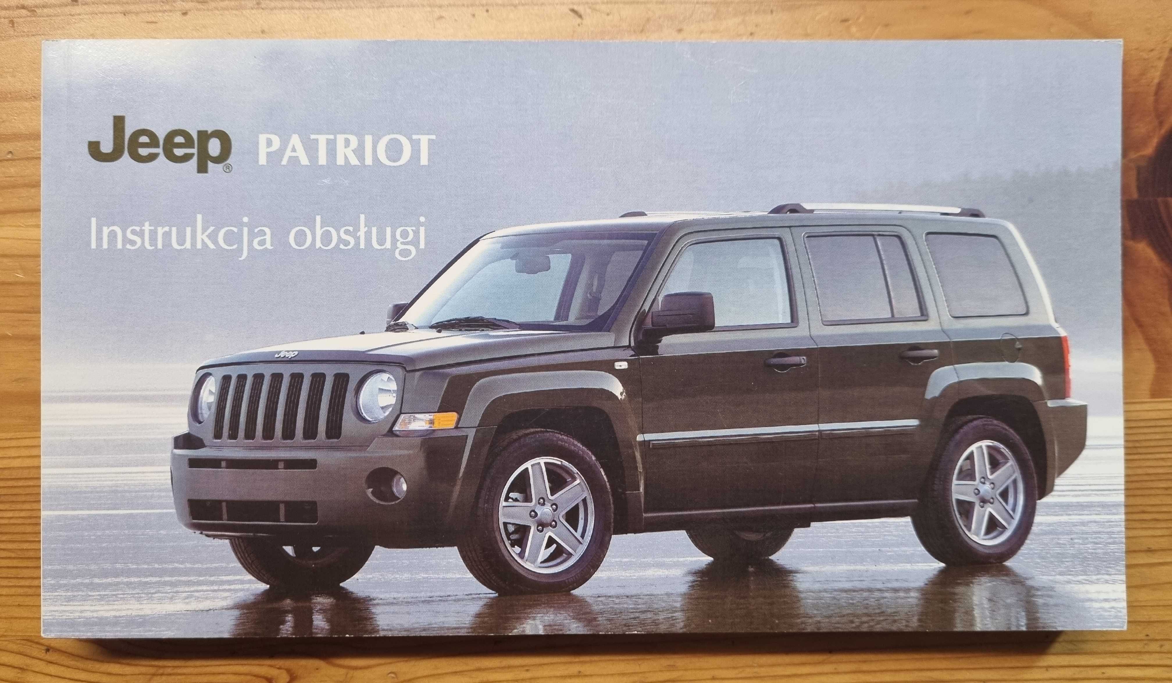 Książka instrukcja obsługi Jeep Patriot MK74/09