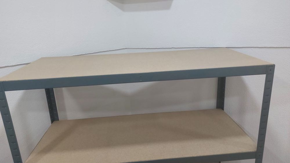 Estante Metálica Spaceo Cinza 196x120x50cm 300kg