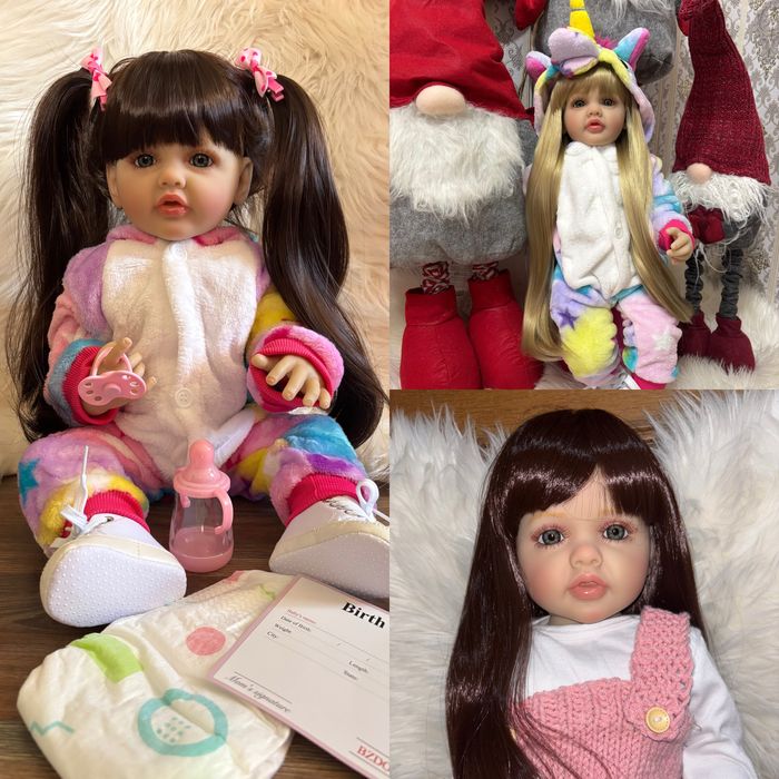 Лялька Реборн Reborn 55см!! Повністю вініл- силіконова