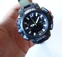 Zielony zegarek Smael elektroniczny militarny sportowy cyfrowy WR50