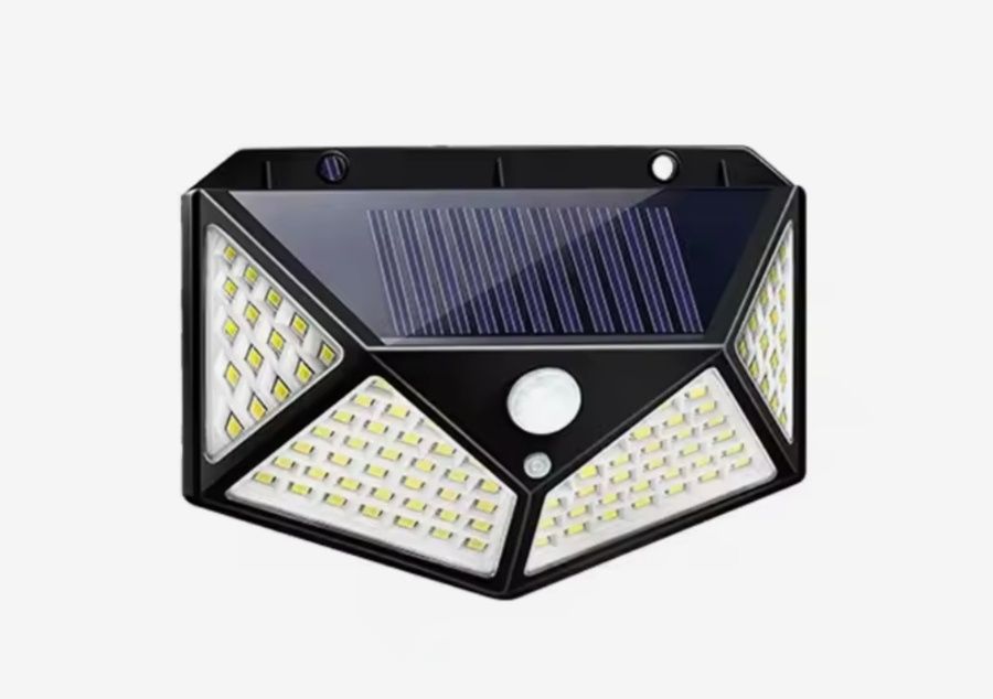 Вуличний світлодіодний ліхтар з датчиком руху на сонячній батареї