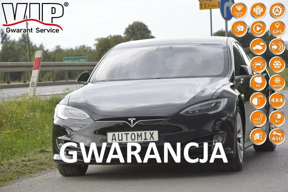 Tesla Model S Tesla Model S D75 4x4 panorama skóra gwarancja przebiegu