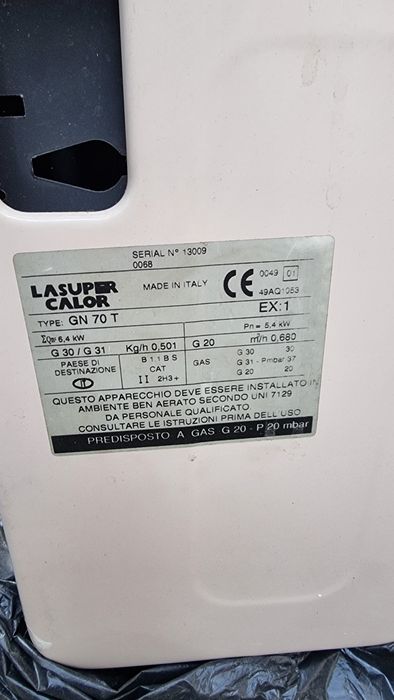 Конвектор газовий 6.4кв Італія