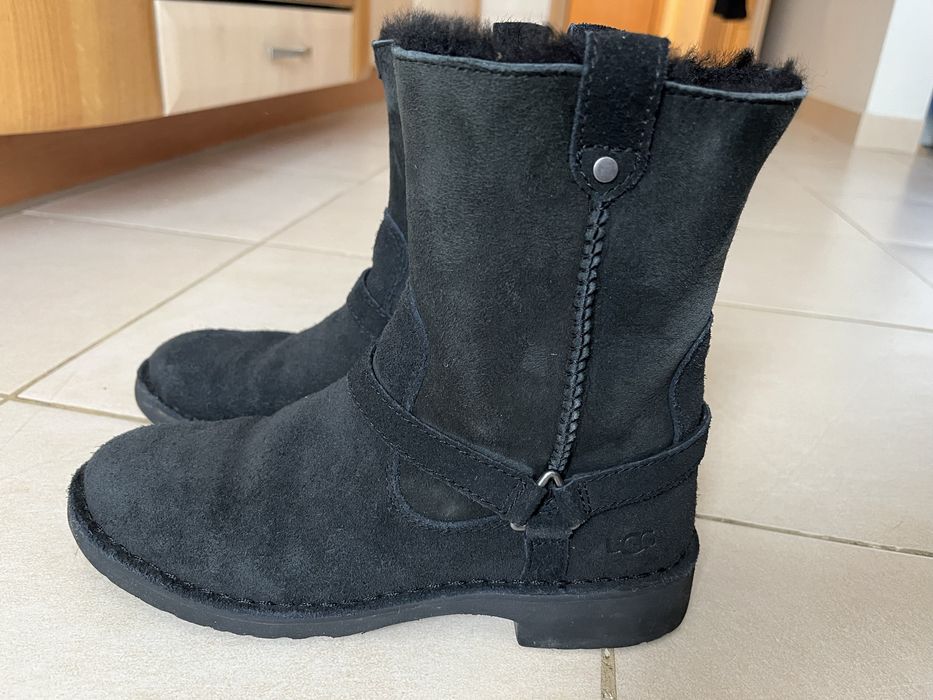 Ugg śniegowce czarne zamszowe damskie 36 37