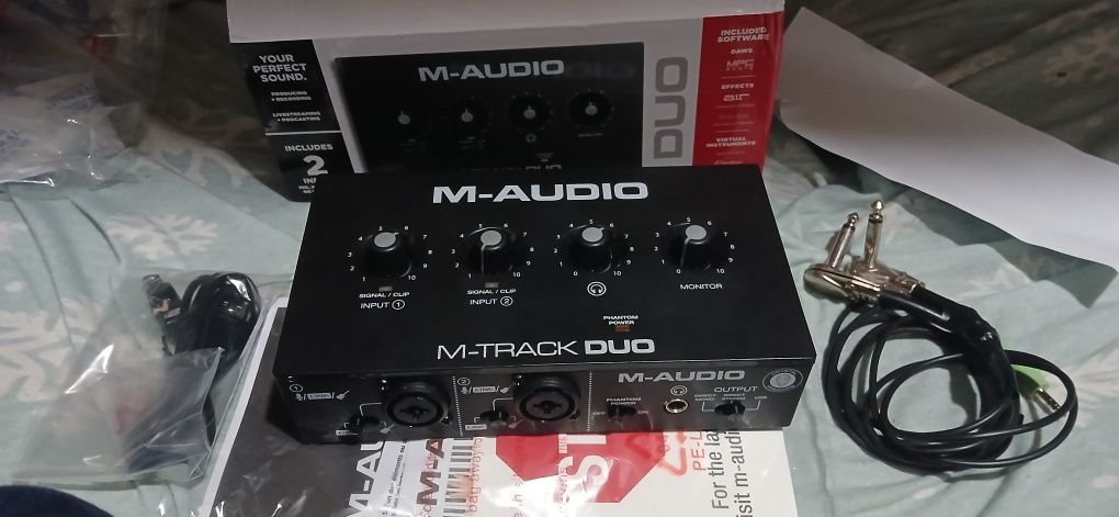 M-TRACK DUO jak nowy m-audio