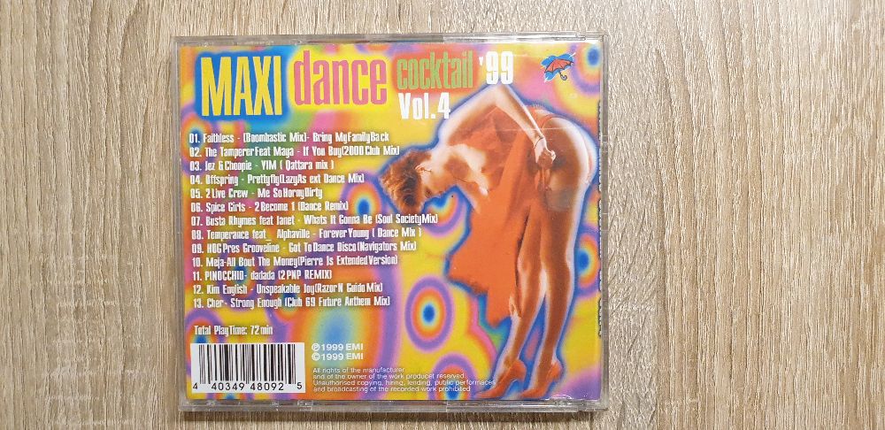 Maxi Dance Coctail_99 vol. 4_Składanka_Płyta CD