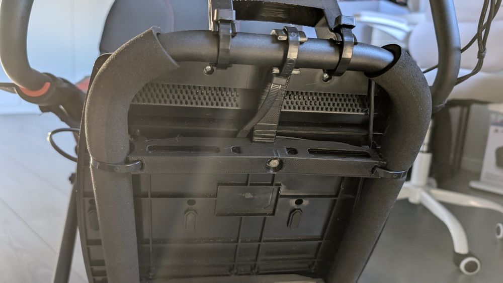 Playseat Logitech g923 G29 fixação dos pedais a estrutura