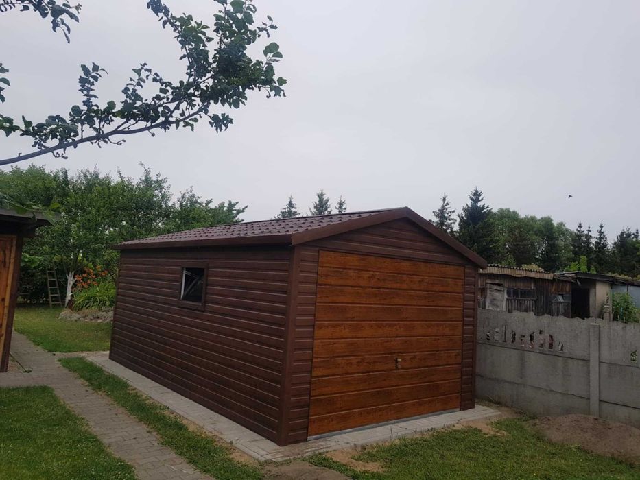 Garaże Blaszane Wiaty Zadaszenia Konstrukcje Stalowe Domki Ogrodowe