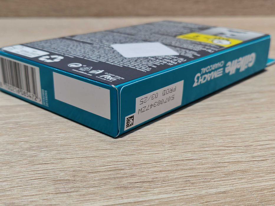 Wkłady Gillette Mach 3 Charcoal / 8 sztuki