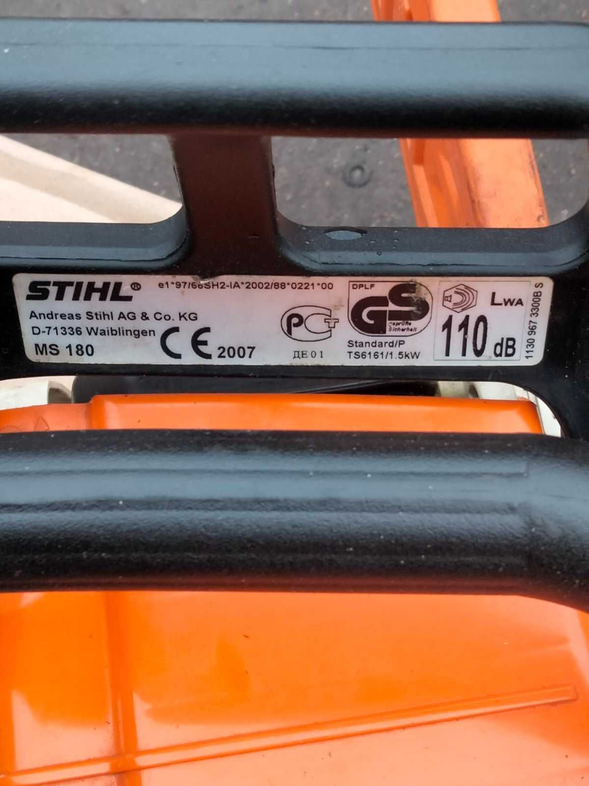 бензопила STIHL MS 180 после капремонта