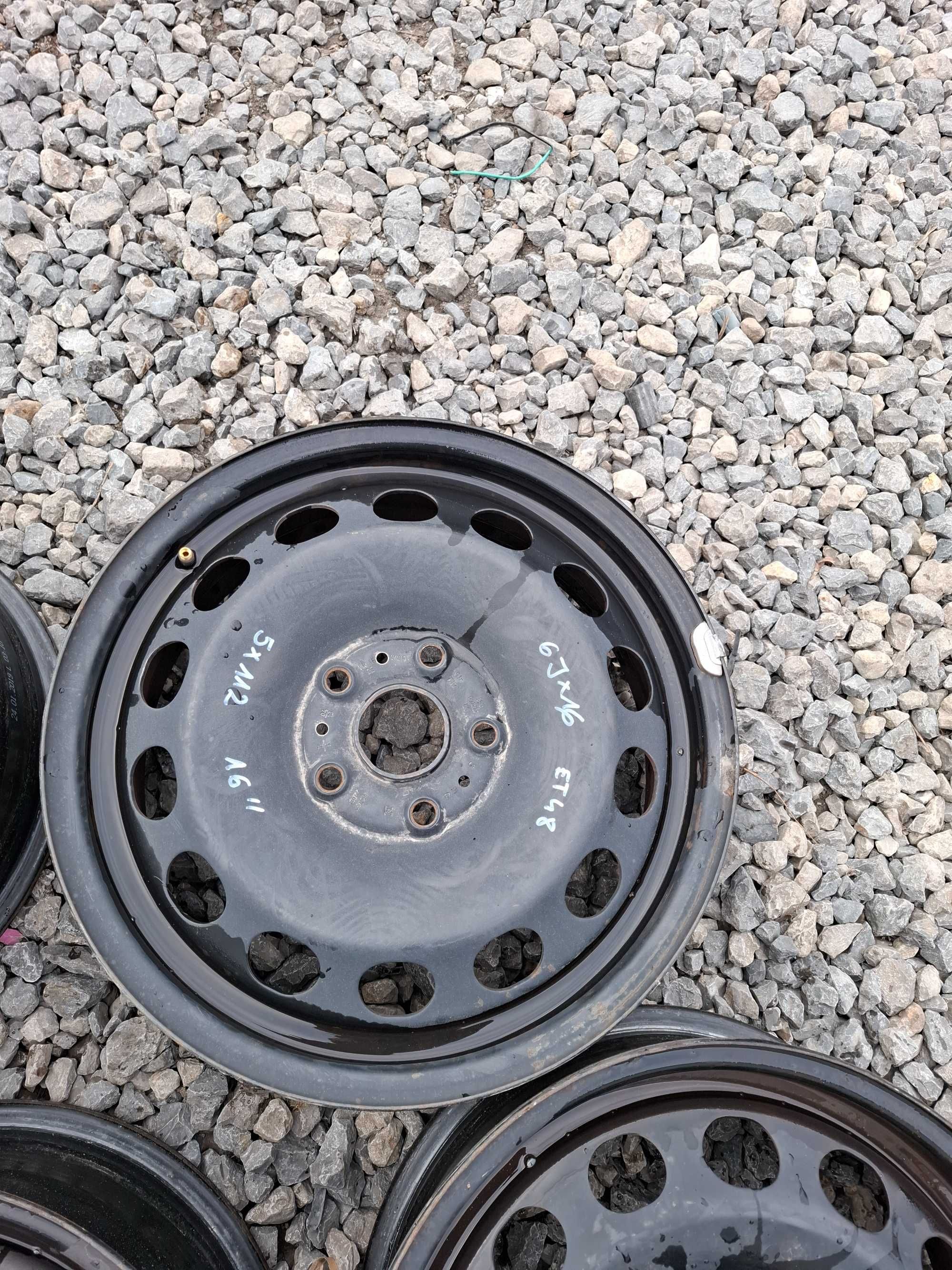 Felgi stalowe VW Golf VII Passat B7 Touran 5x112 16" ET48 6Jx16