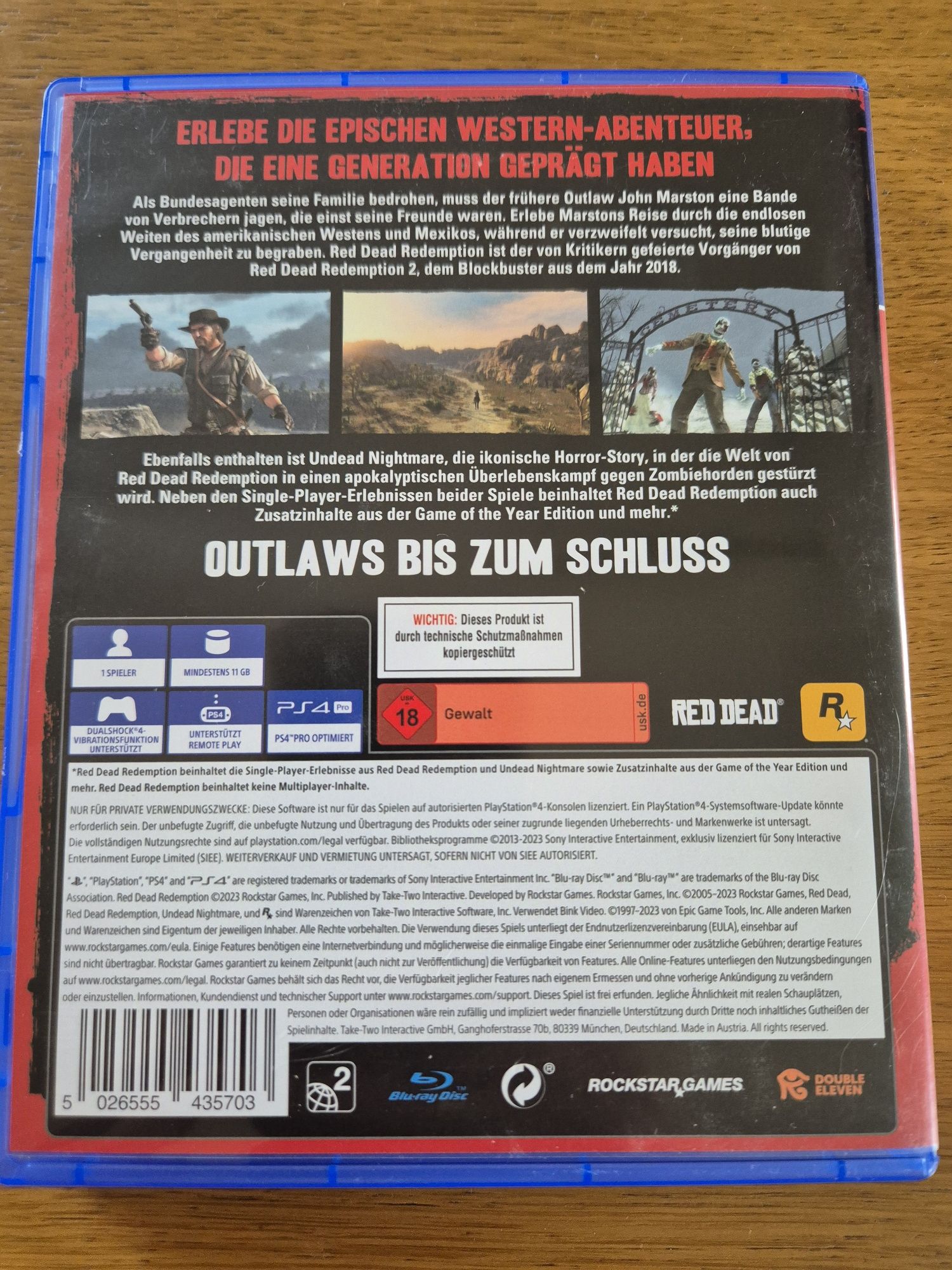 Red dead redemption PS4 PS5